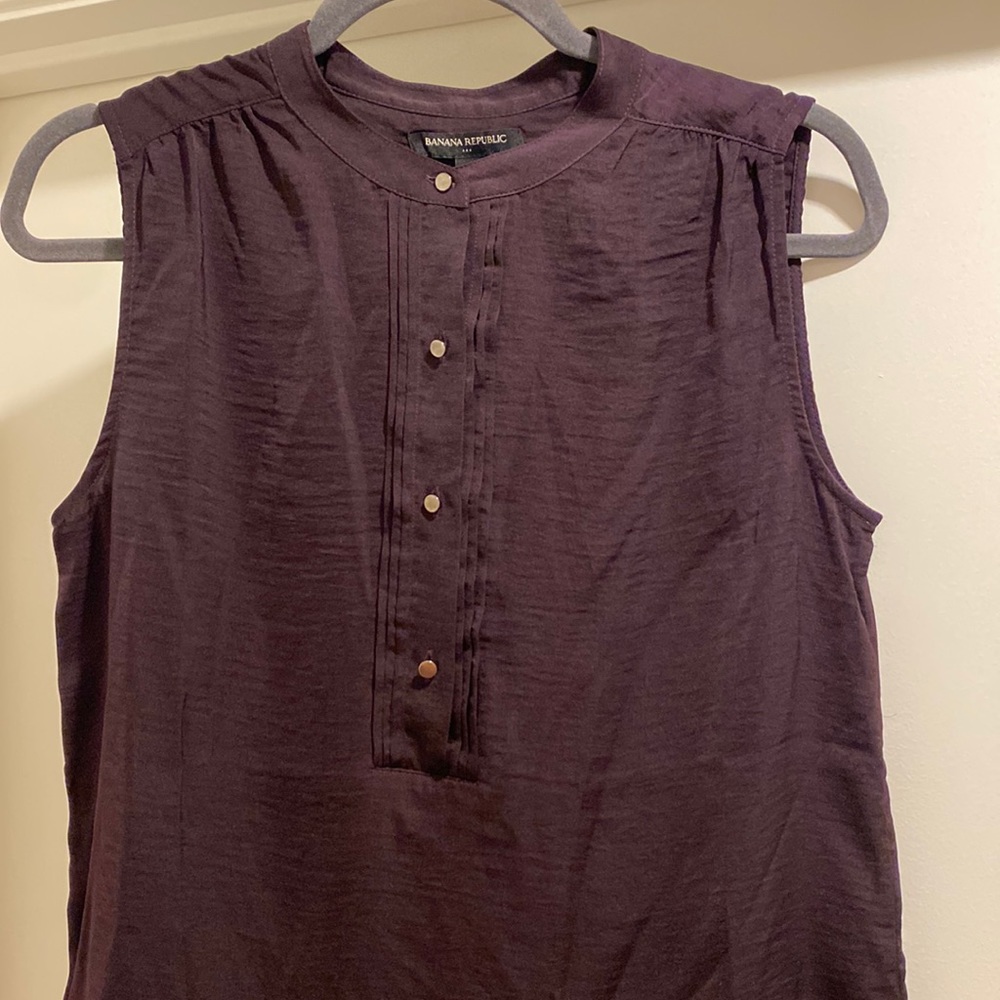 Banana Republic Plum Blouse - S